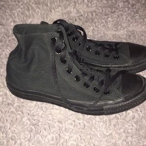 black high top converses